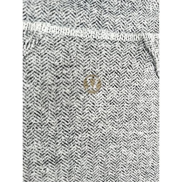 Lululemon | Nice Asana Jacket | Herringbone Black Gray | Sz 6 - Picture 11 of 11